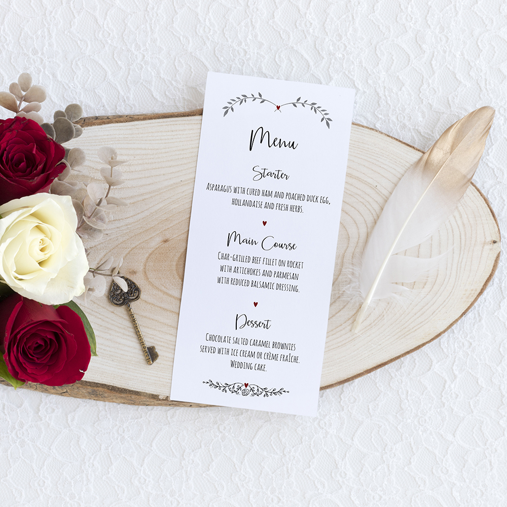 'Red Ivy Design' Slim Menu