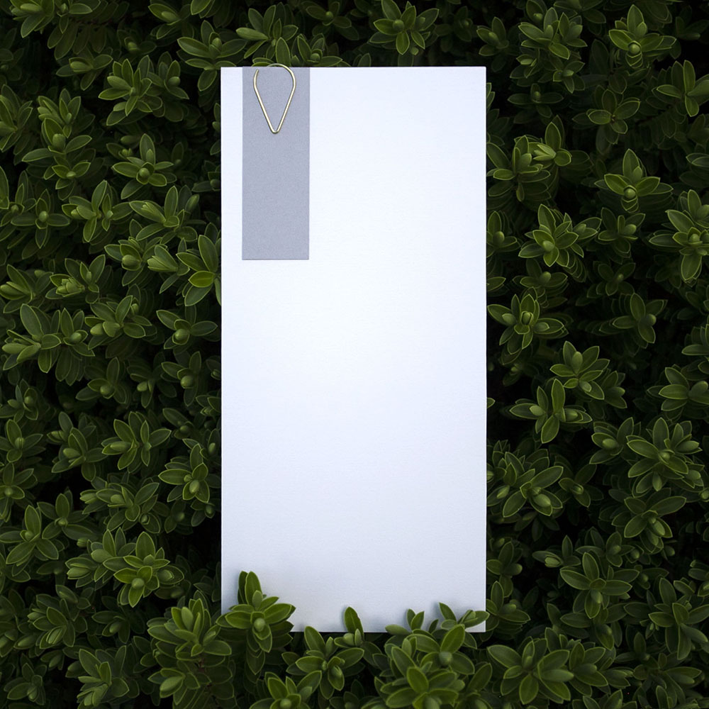 'Any Design' Tag Wedding Menu - Slim