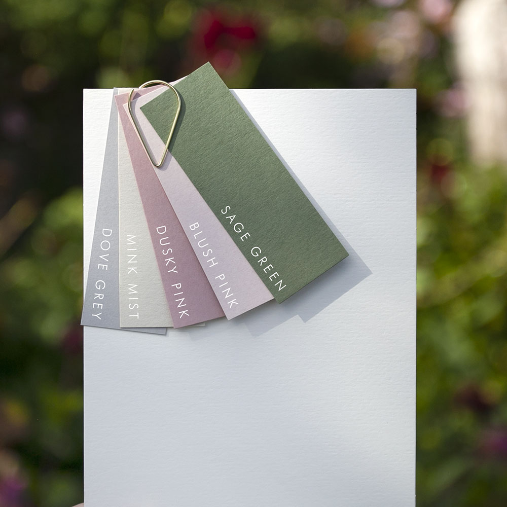 'Campagna Eucalyptus CP02' Tag Wedding Menu - Slim