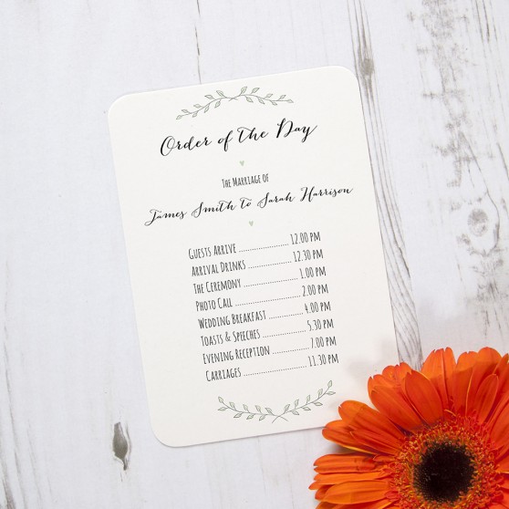 'Green Plant' Flat Order of the Day