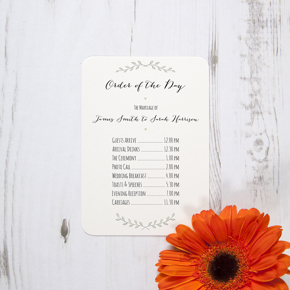 'Green Plant' Flat Order of the Day