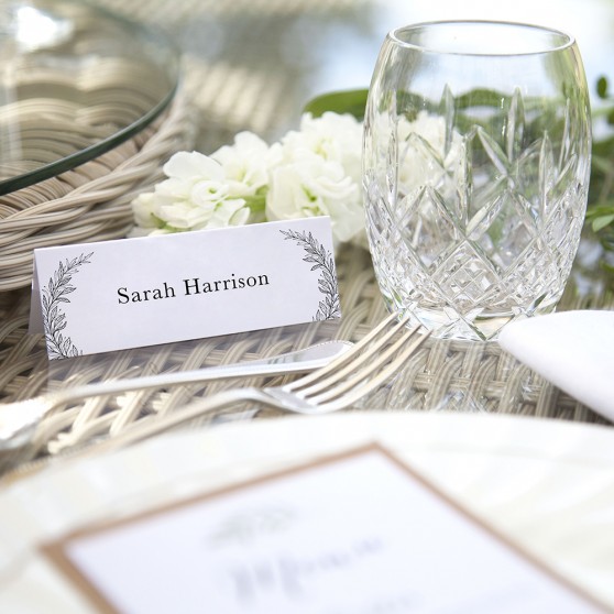 'Alice' Place Card Sample