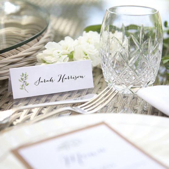 'Arabella' Place Card Sample