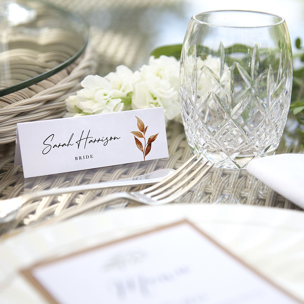 'Autumn Garden' Place Cards