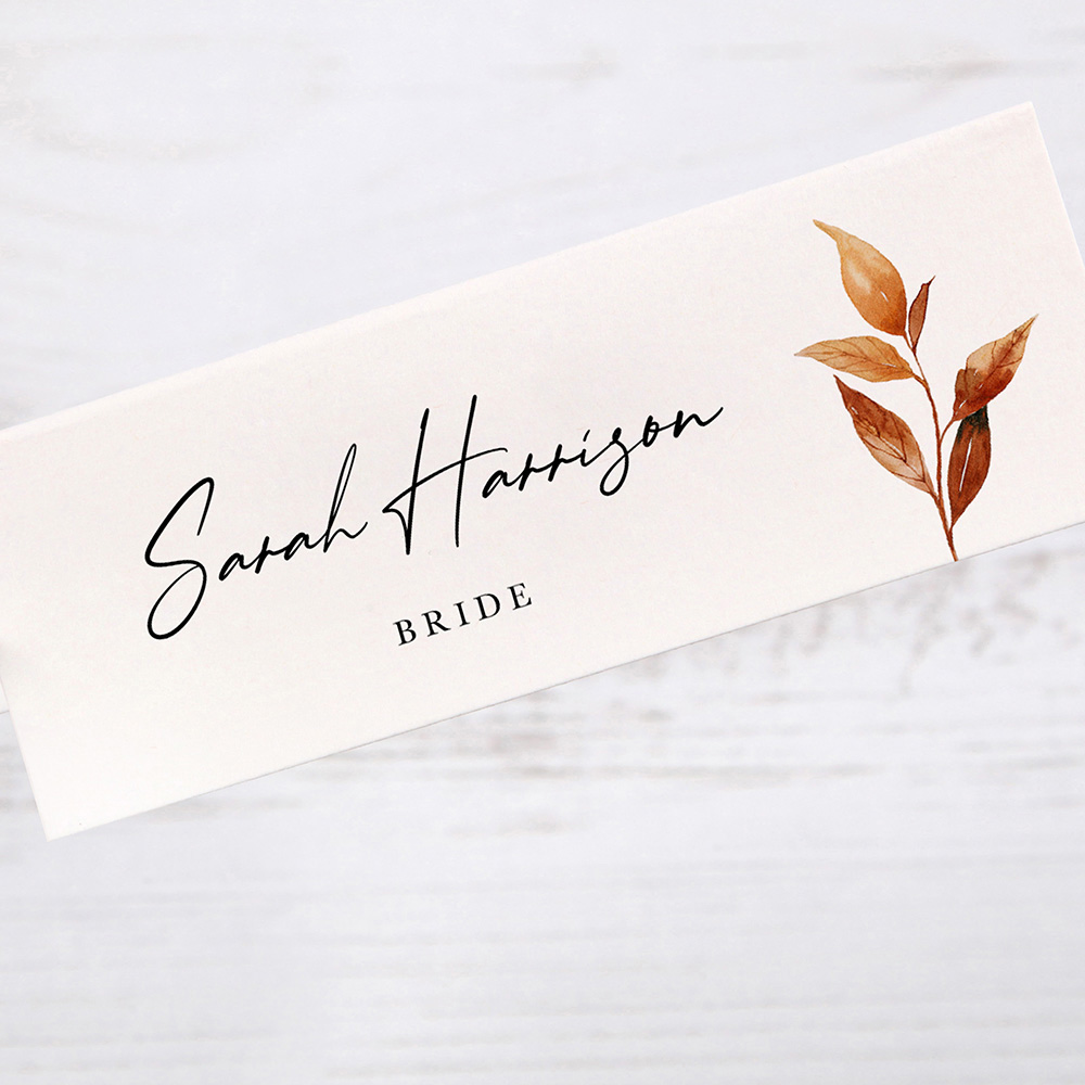 'Autumn Garden' Place Cards