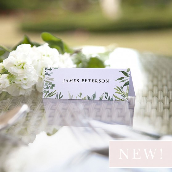 'Back to Nature' Place Card Sample