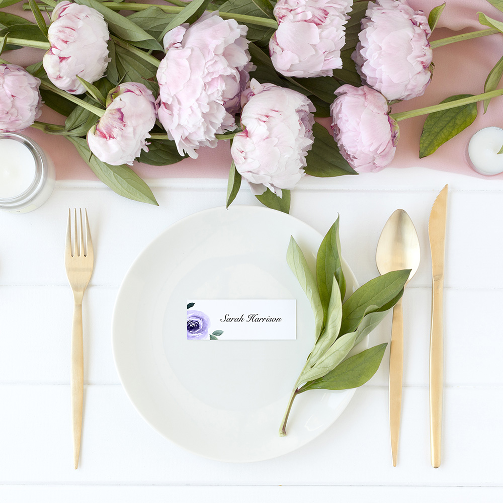 'Camilla' Place Card Sample