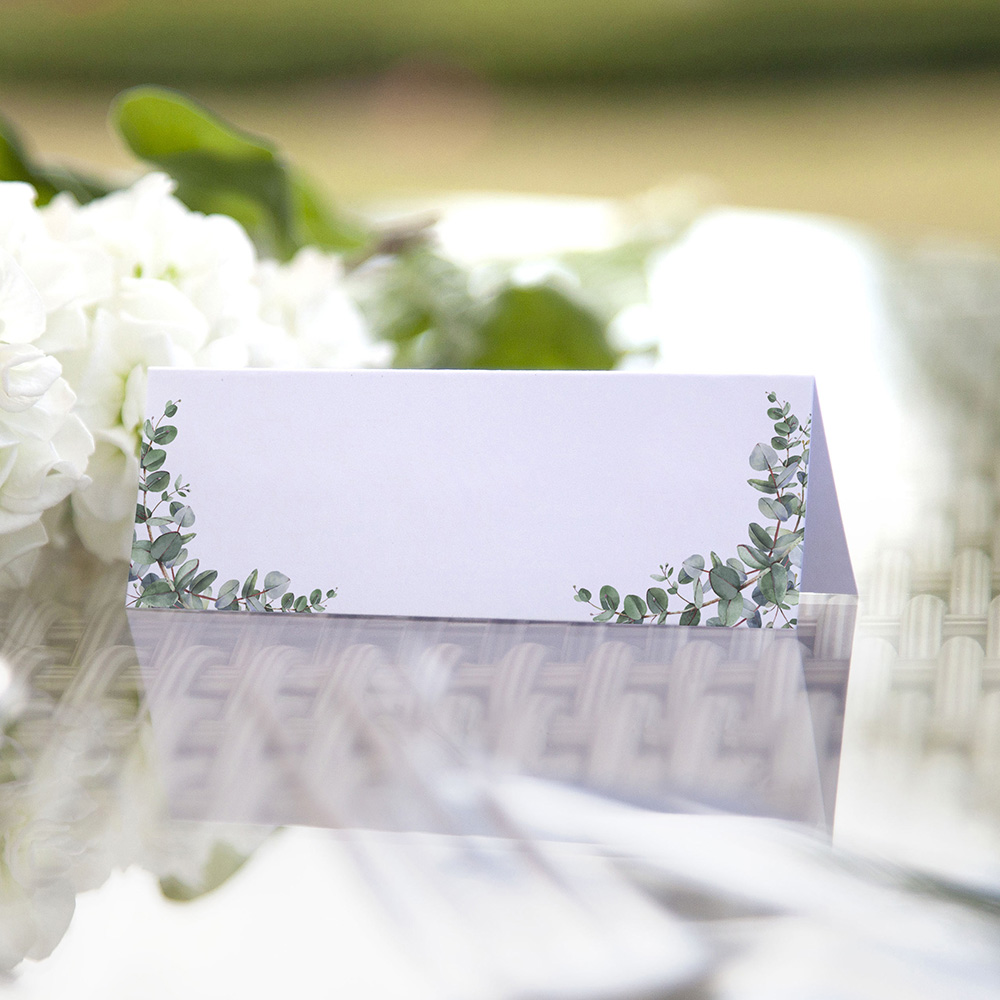 'Campagna Eucalyptus CP01' Place Card Sample