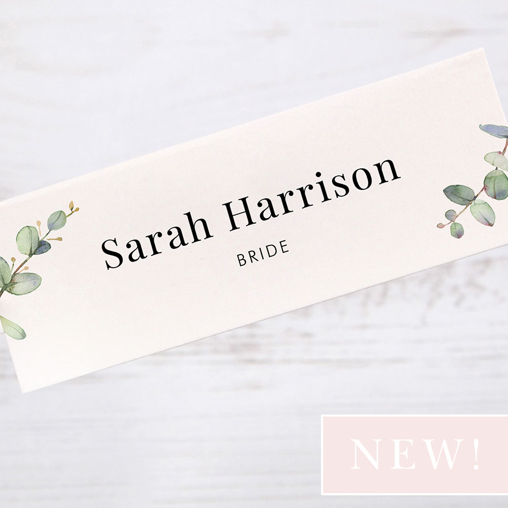 'Campagna Eucalyptus CP03' Place Card Sample