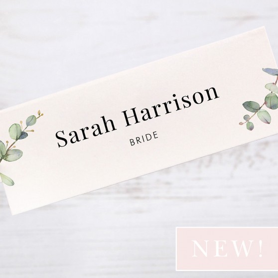 'Campagna Eucalyptus CP03' Place Card Sample