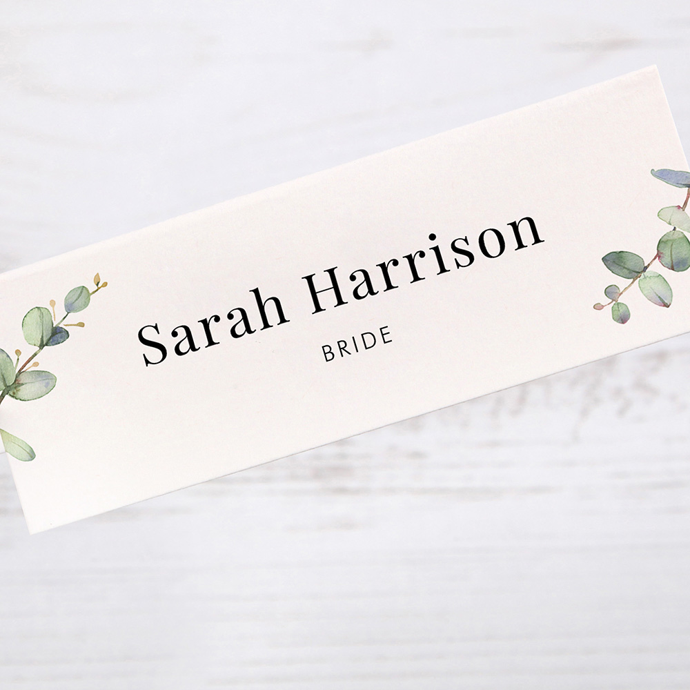 'Campagna Eucalyptus CP03' Place Cards