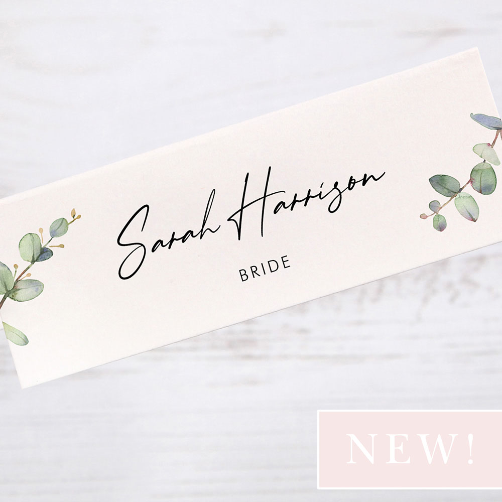 'Campagna Eucalyptus CP04' Place Card Sample