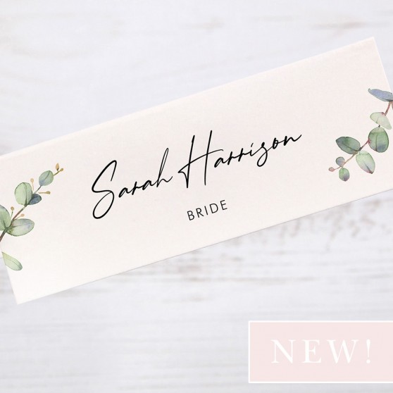 'Campagna Eucalyptus CP04' Place Card Sample