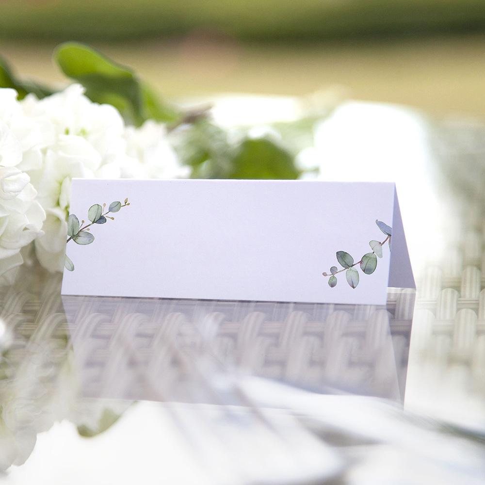 'Campagna Eucalyptus CP04' Place Card Sample