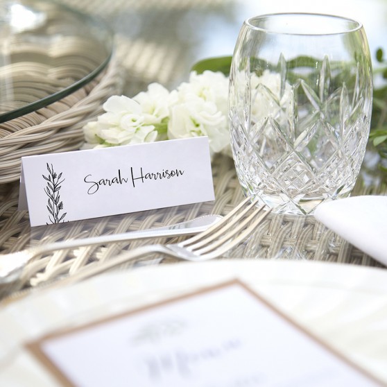 'Charlotte' Place Card Sample