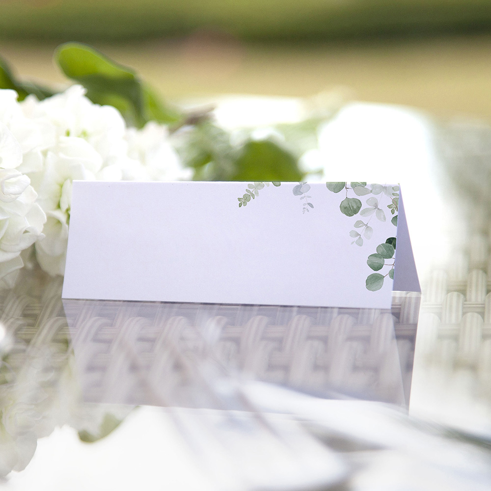 'Classic Eucalyptus' Place Card Sample