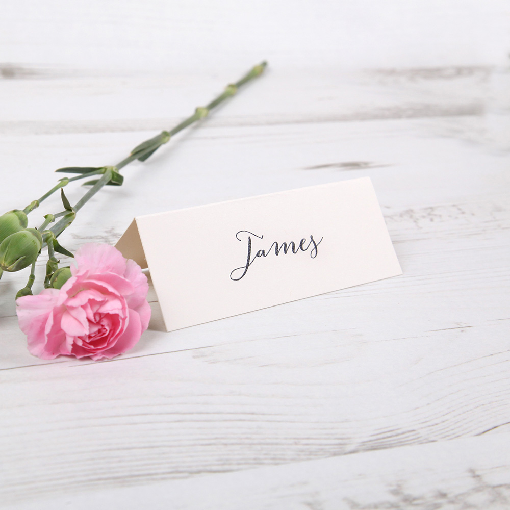 'Classic 5' Place Card Sample