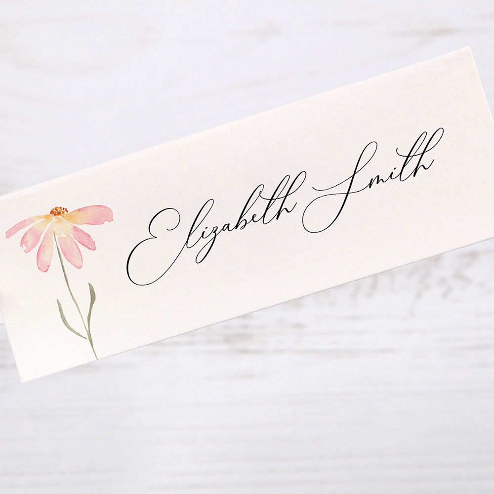 'Daisy Pink' Place Cards
