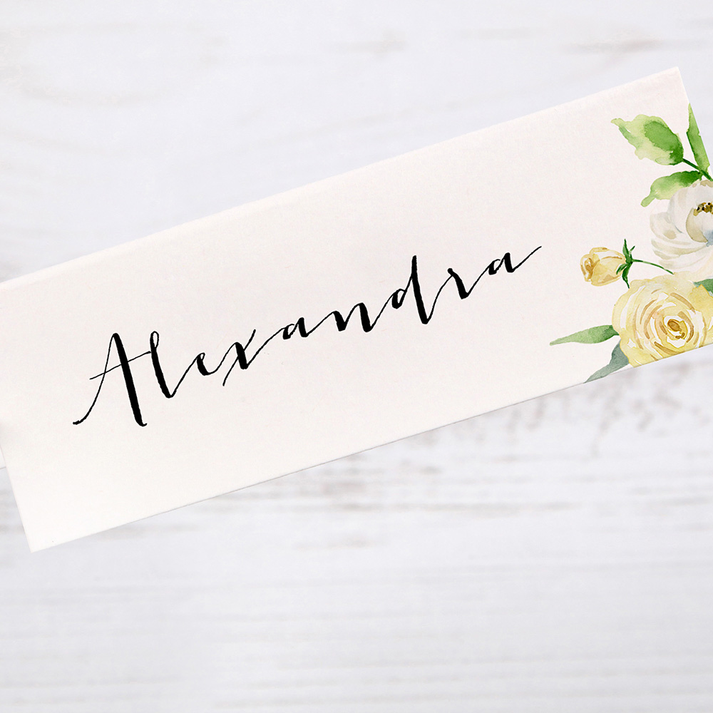 'Daphne' Place Card Sample