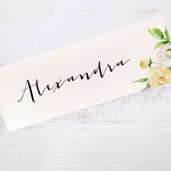 'Daphne' Place Card Sample