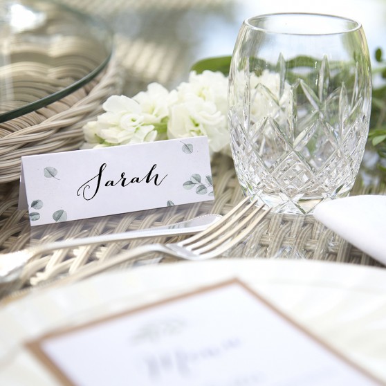 'Eucalyptus' Place Card Sample