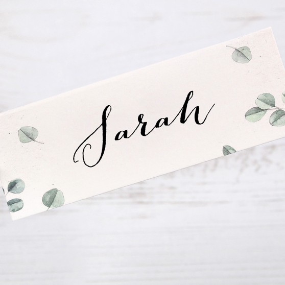 'Eucalyptus' Place Card Sample