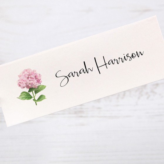 'Hydrangea' Place Card Sample