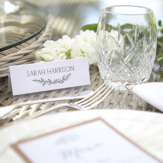 'Jessica' Place Card Sample