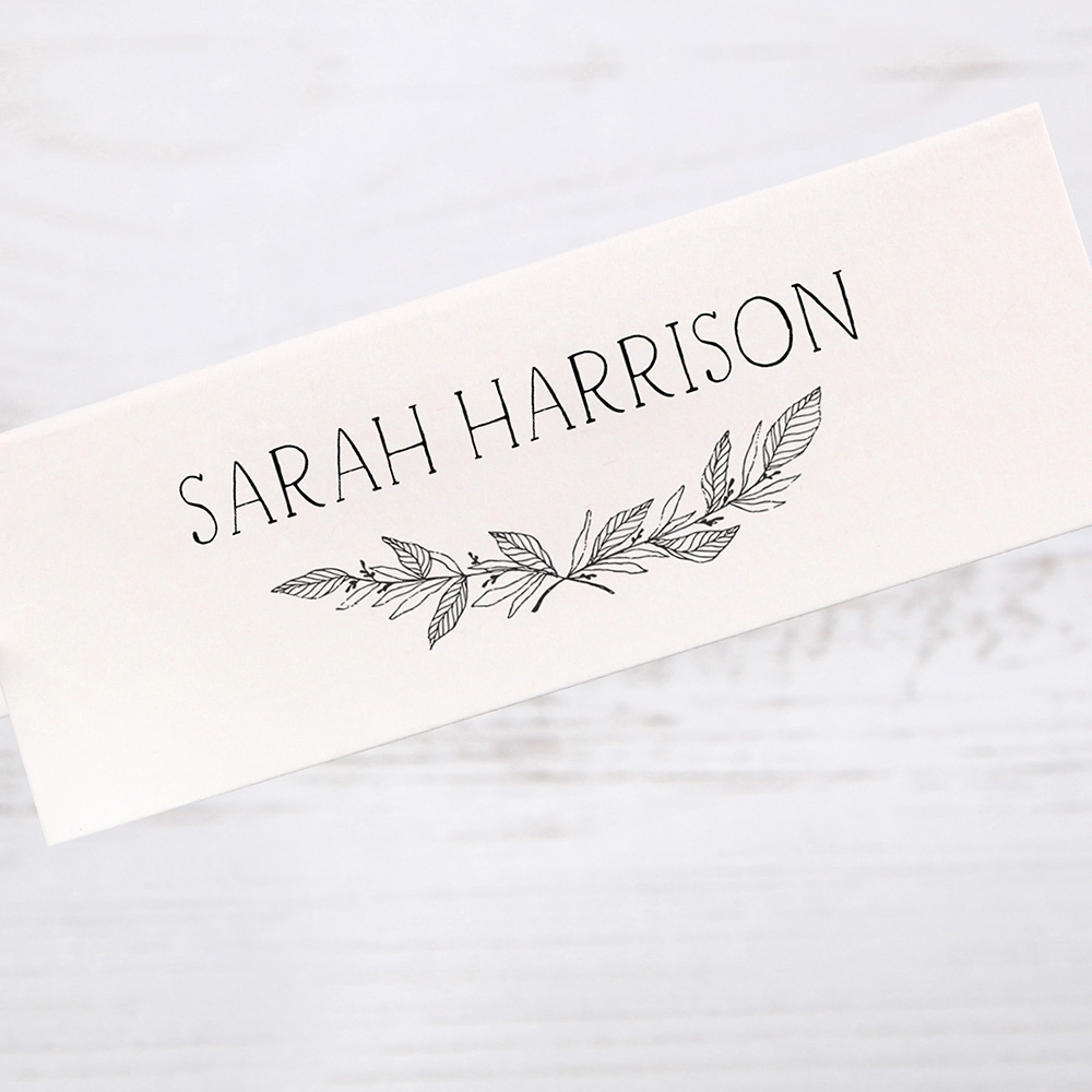 'Jessica' Place Card Sample
