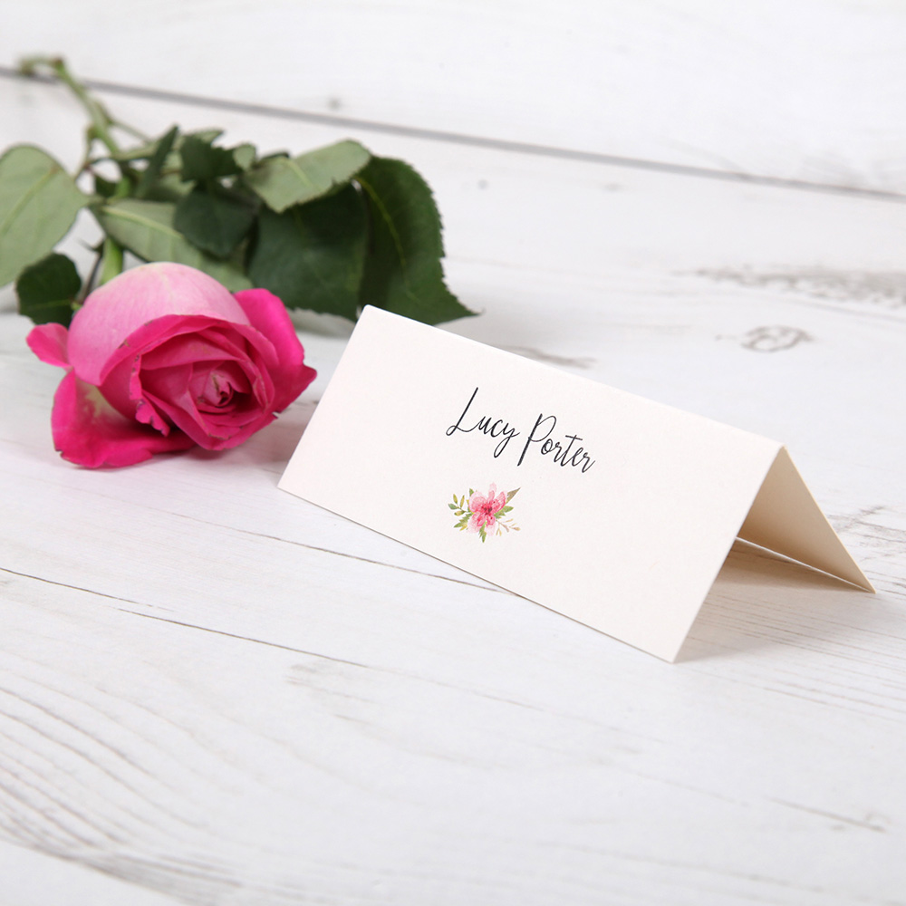 'Multi Floral (B)' Place Cards