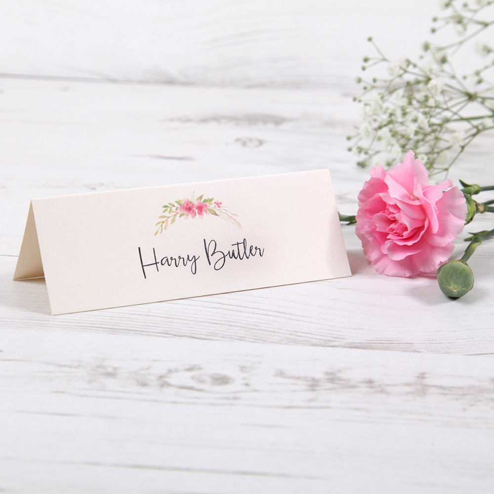 'Multi Floral (T)' Place Cards