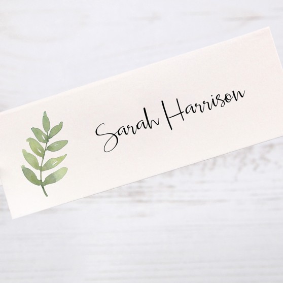 'Oh So Green' Place Card Sample