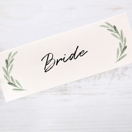 'Olive' Place Card Sample