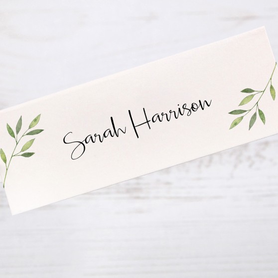'Ophelia' Place Card Sample