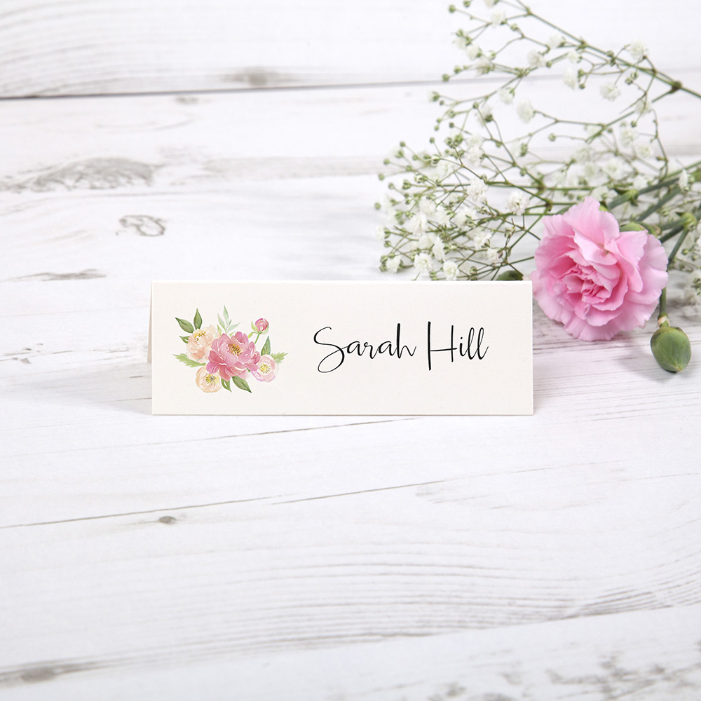 'Peony' Place Cards