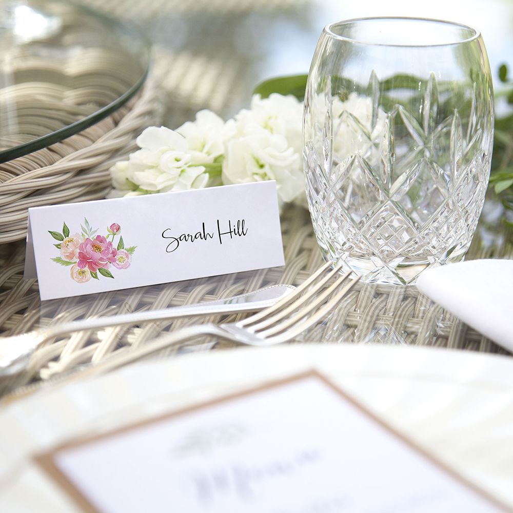 'Peony' Place Cards