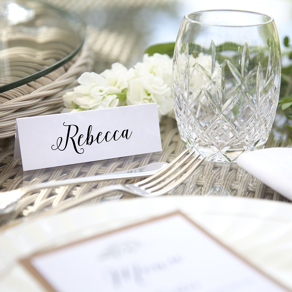 'Romance' Place Cards