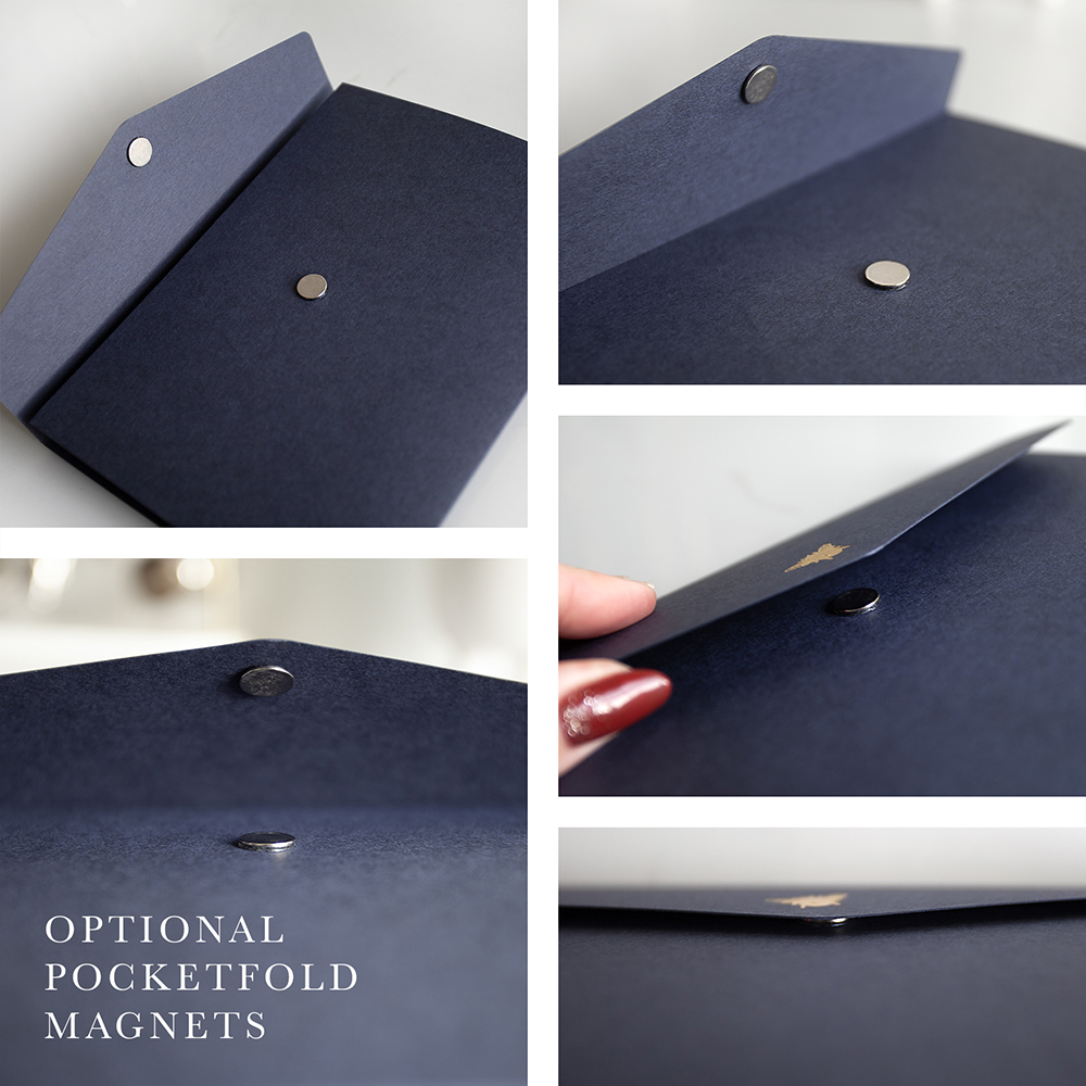 DIY 5x7" Lavender Pocketfold Envelopes