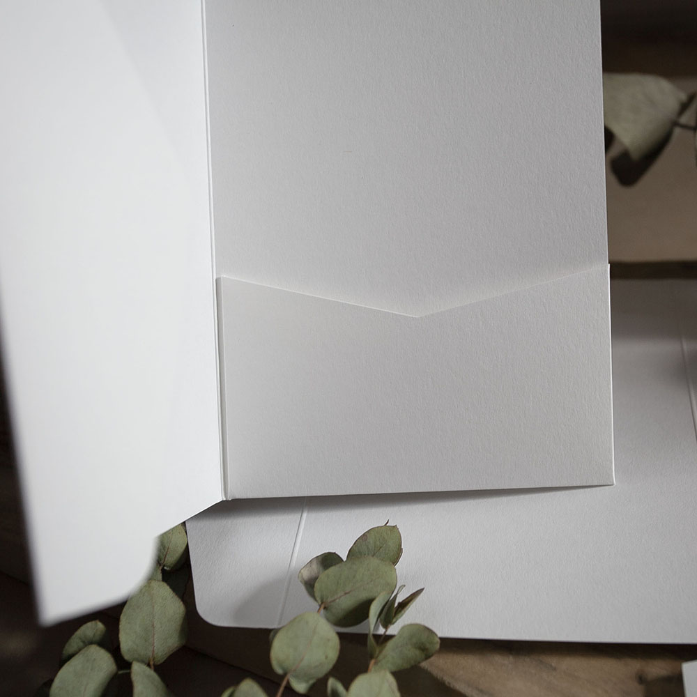 Mini A6 DIY Cream Pocketfold Envelopes