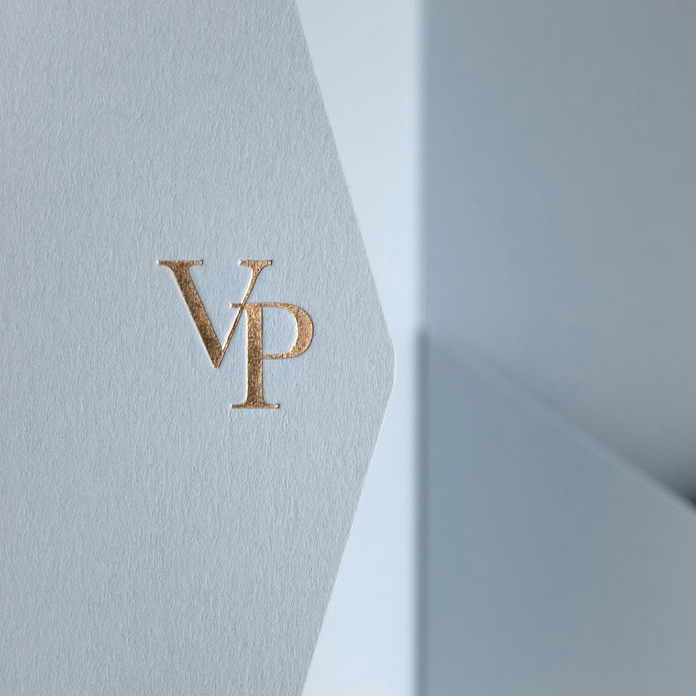 Sample Foil Pressed DIY Pocketfold Envelopes Letterpress Style