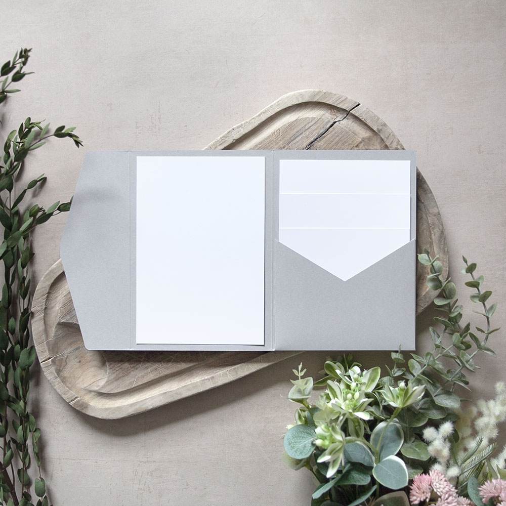 'Any Design' Pocketfold Wedding Invitation Sample