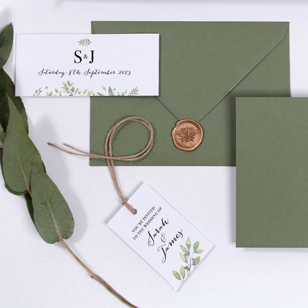 'Arabella' Pocketfold Wedding Invitation