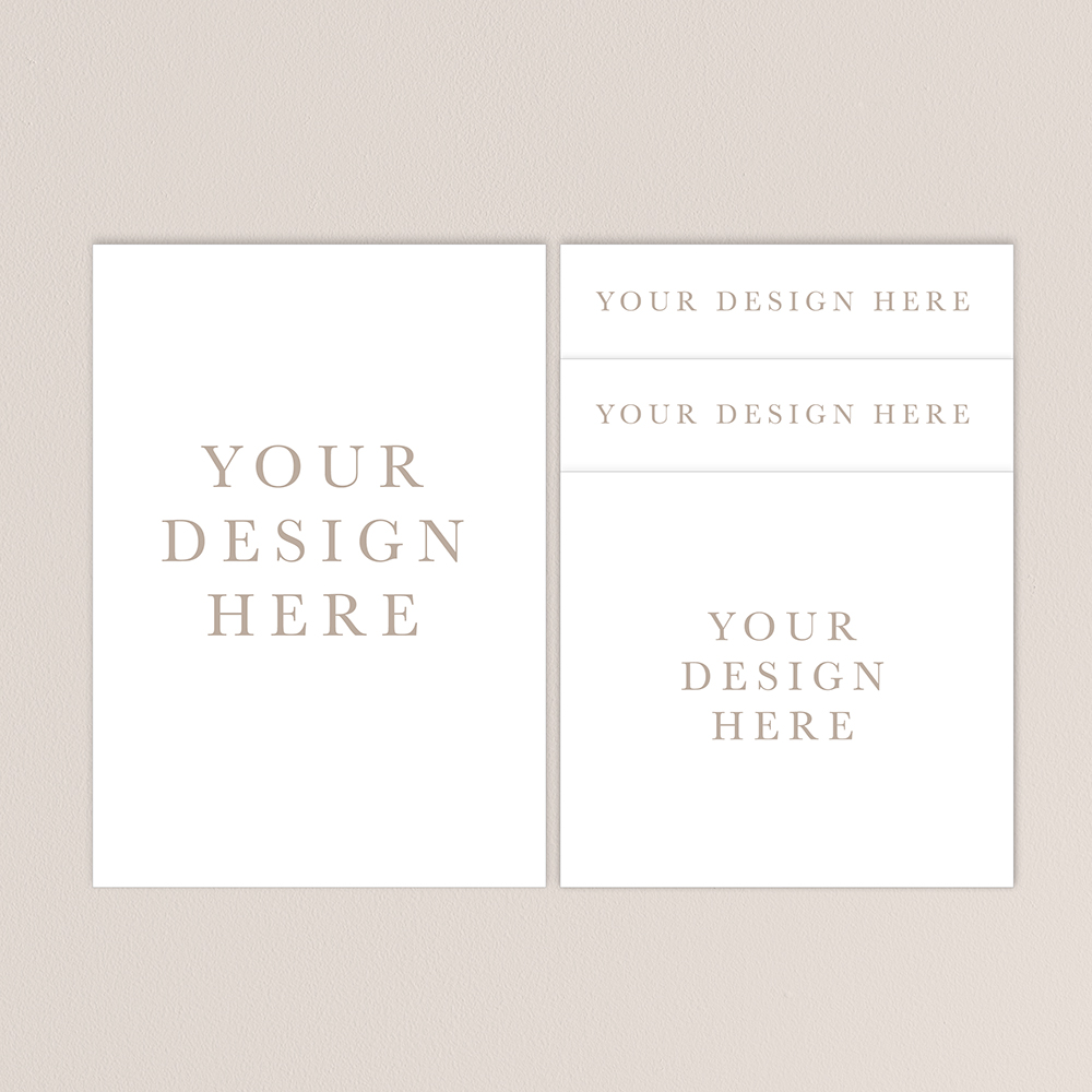 Print my Design Pocketfold INSERT Cards