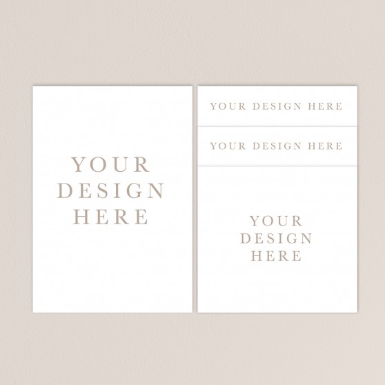 Print my Design Pocketfold INSERT Cards