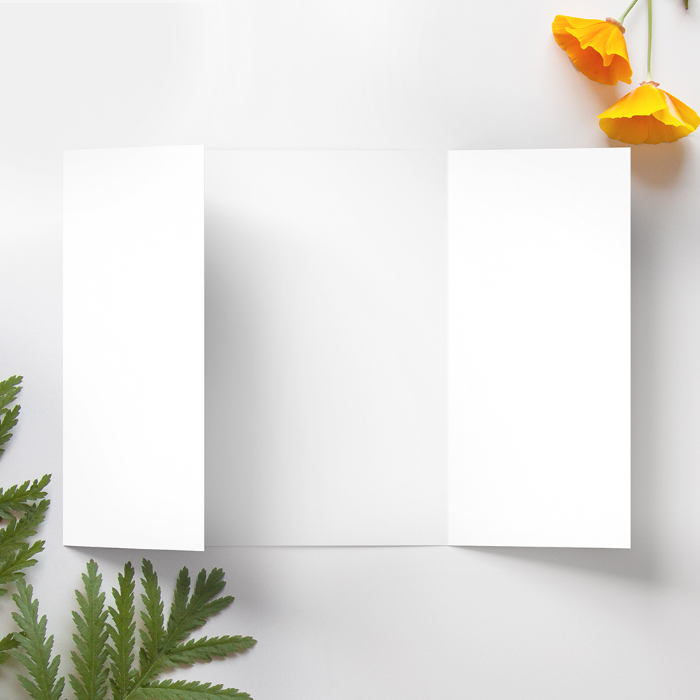 'Any Design' Printed Gatefold Wedding Invitation