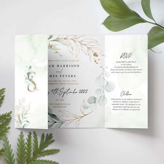 Printed Gatefold Invitations