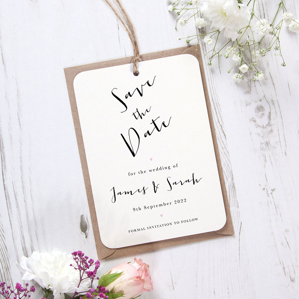 'Annie' Tag Save the Date Sample