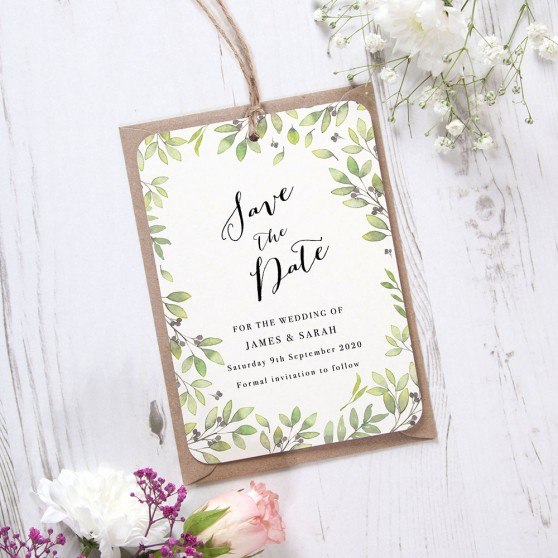 'Arabella' Tag Save the Date Sample