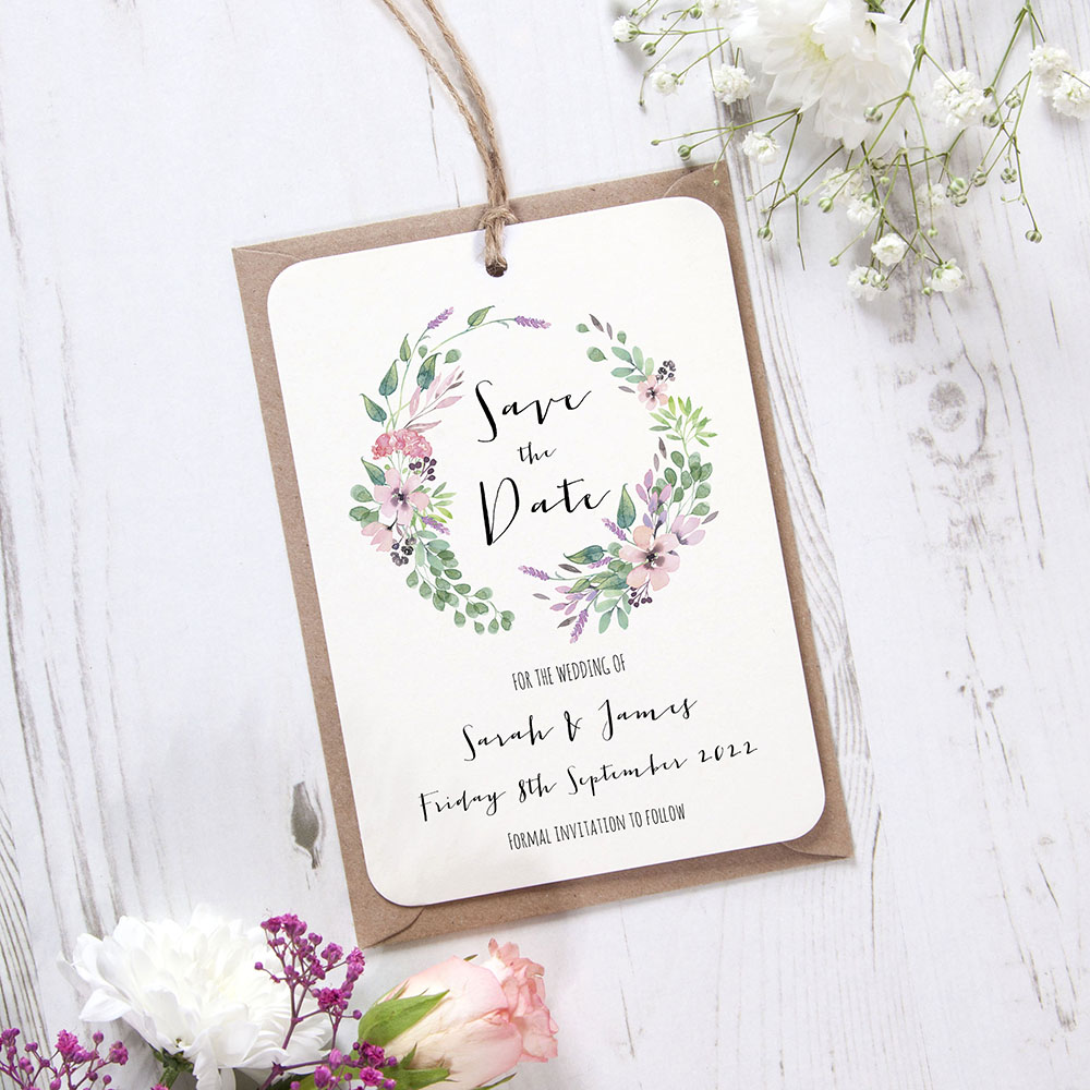 'Chloe' Tag Save the Date Sample