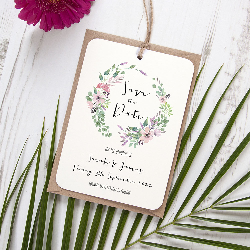 'Chloe' Tag Save the Date Sample